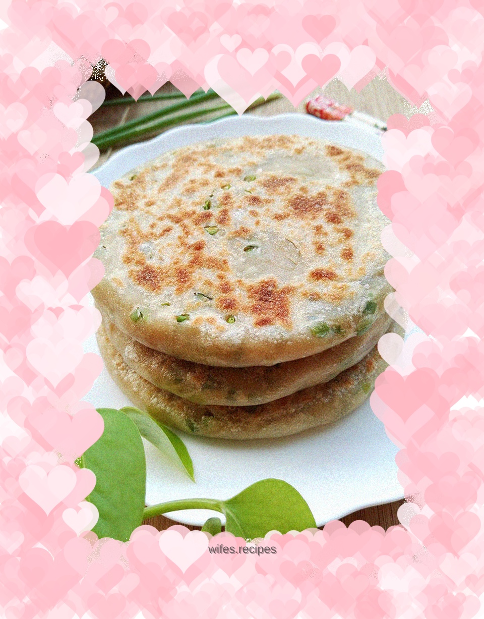 Whole wheat scallion pancake