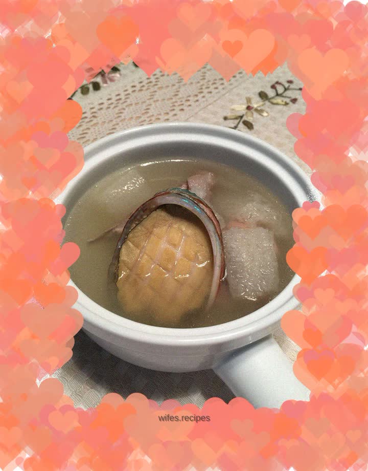 The original flavor in winter - Dictyophora and abalone soup