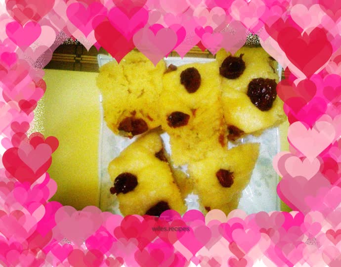 Coconut Corn and Red Date Hair Cake