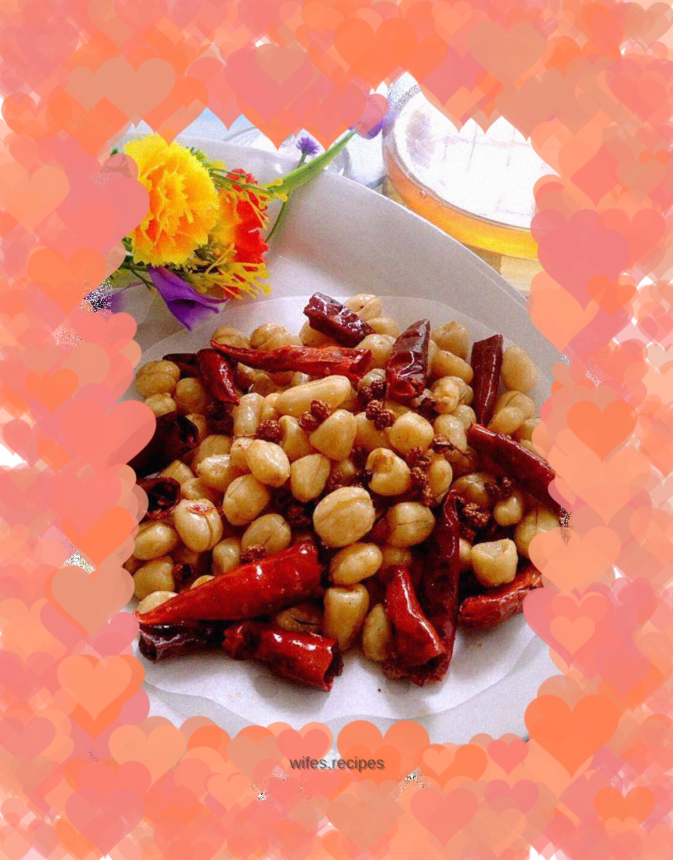 The perfect drink to go with spicy spicy crispy peanuts