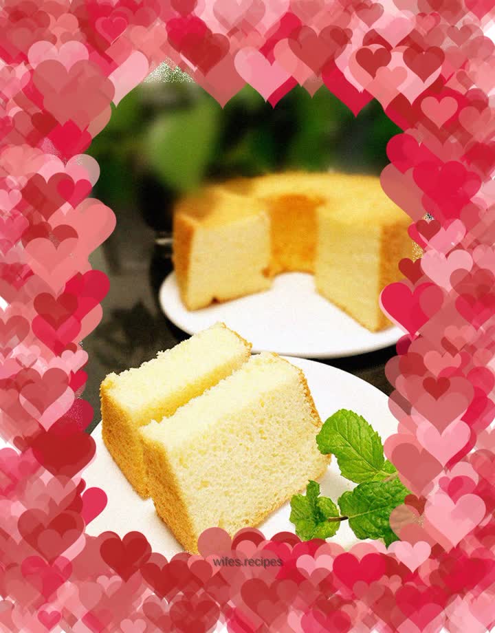 Yogurt chiffon cake (non-water bath method)