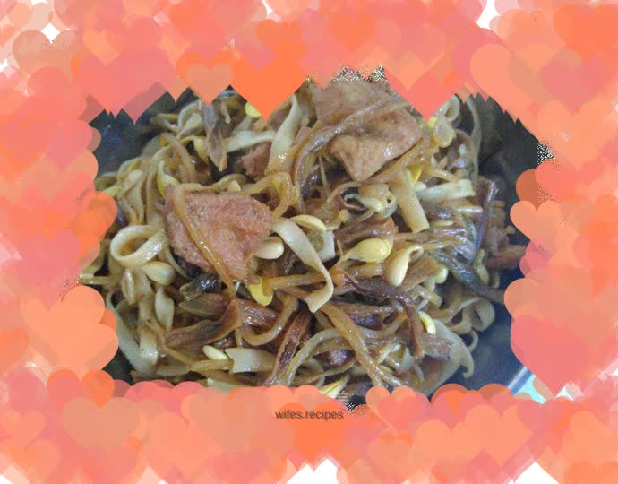 Winter version of steamed noodles