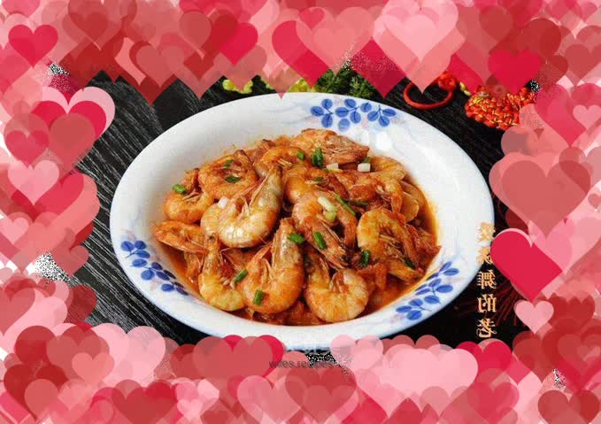 Tomato braised shrimp