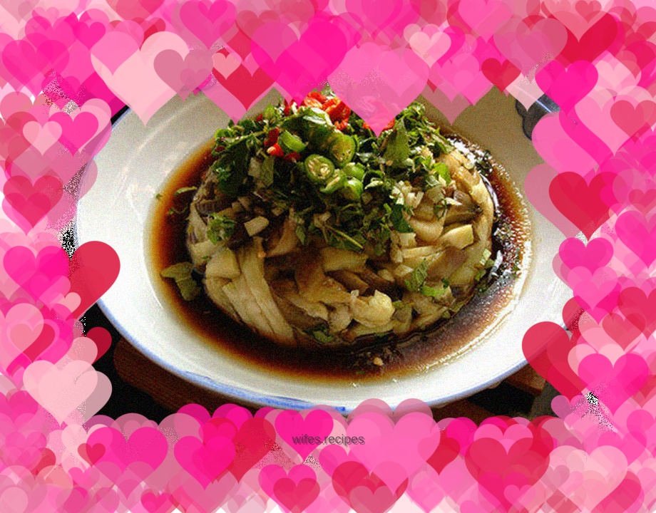 Eggplant with garlic paste - a taste bud opener