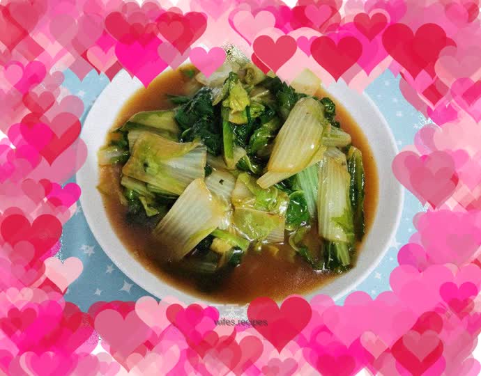 Stir-fried baby cabbage