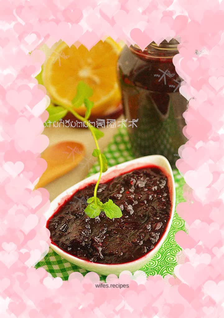 Make mulberry jam using a bread machine