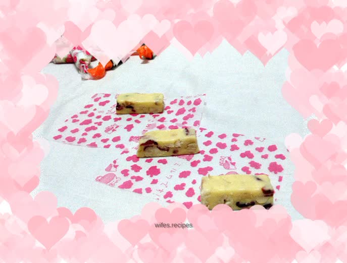 Bread machine boiled sugar version of nougat