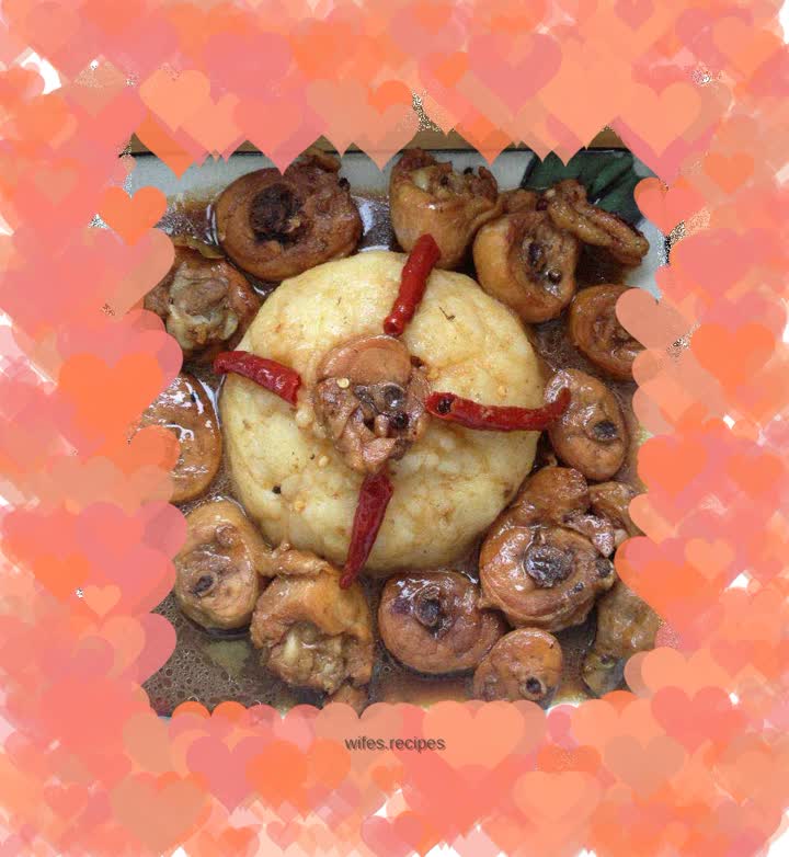 Braised Chicken Legs with Mashed Potatoes