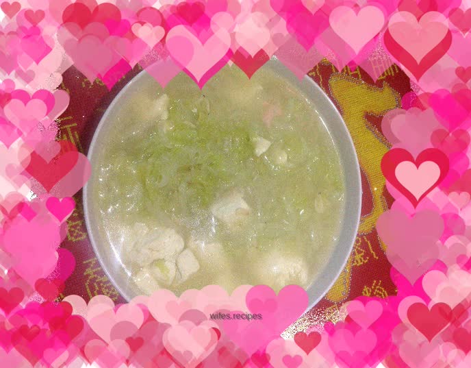 Tofu and cabbage soup