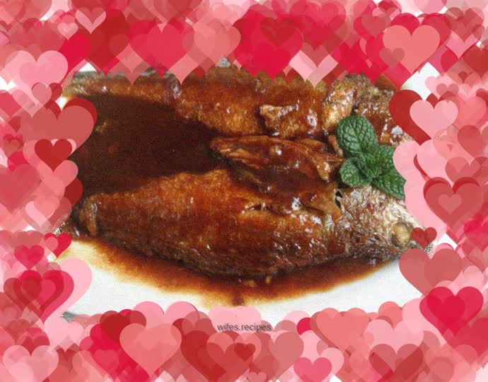 Sweet and sour yellow croaker