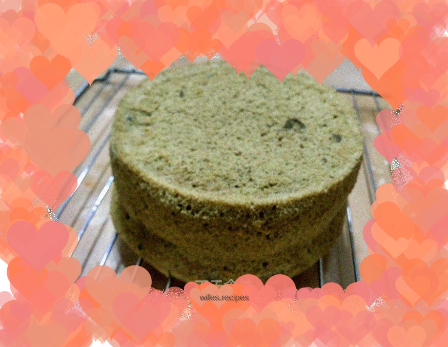 Matcha chiffon cake