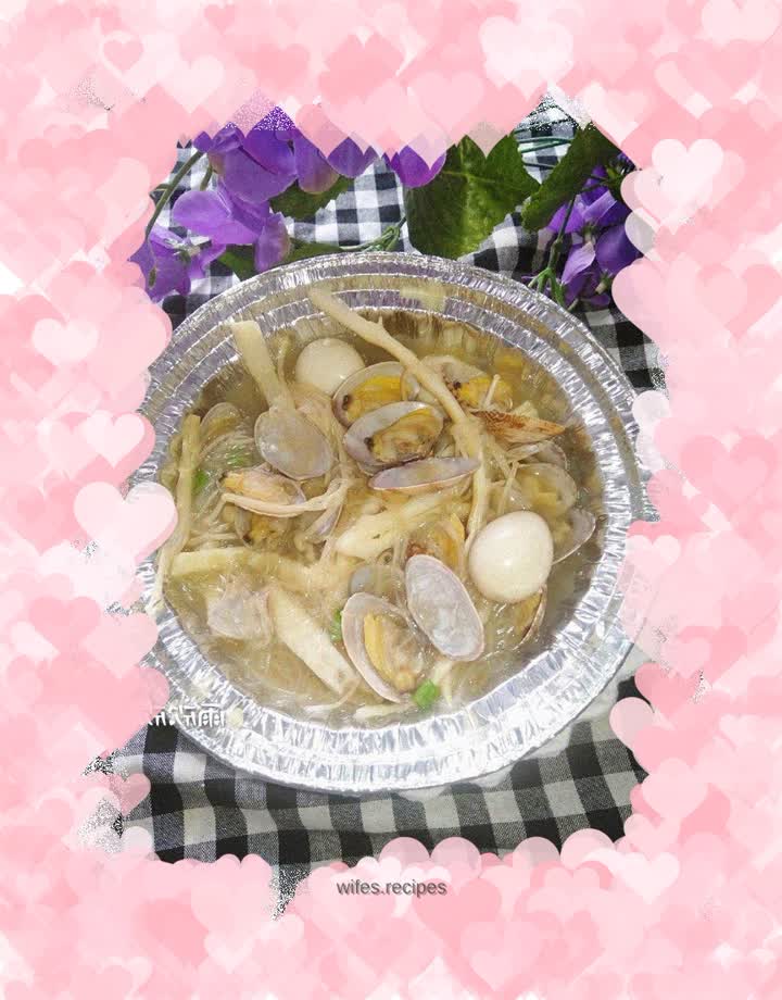 Vermicelli flower armor soup