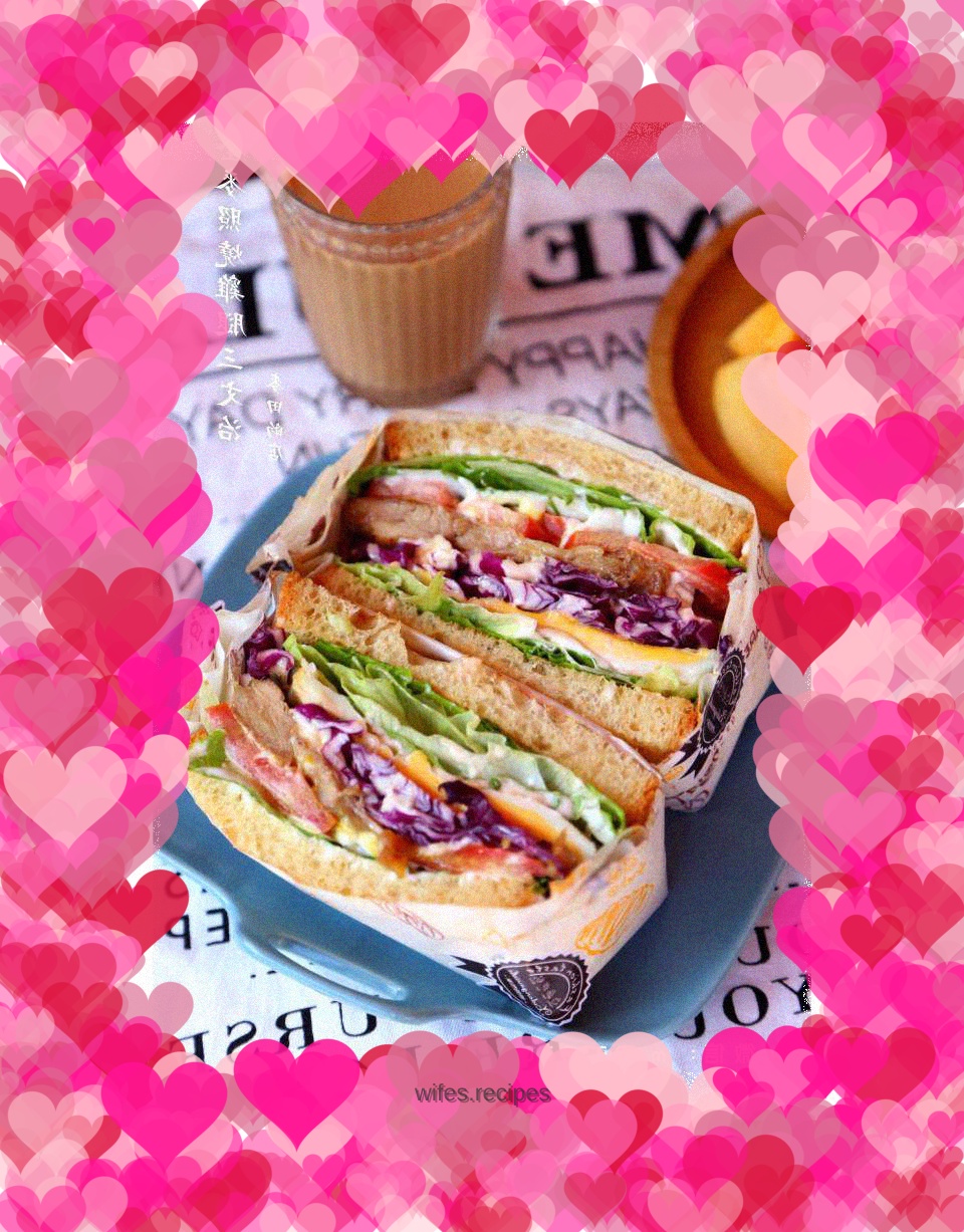 Whole Wheat Teriyaki Chicken Leg Sandwich