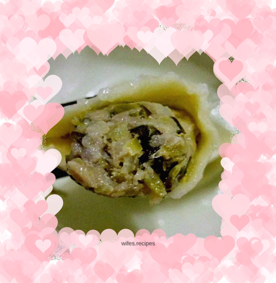 Sauerkraut and local pork dumplings with distiller’s grains