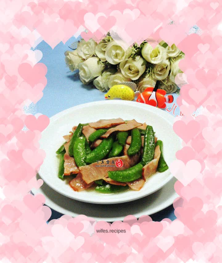 Sautéed Sweet Beans with Bacon