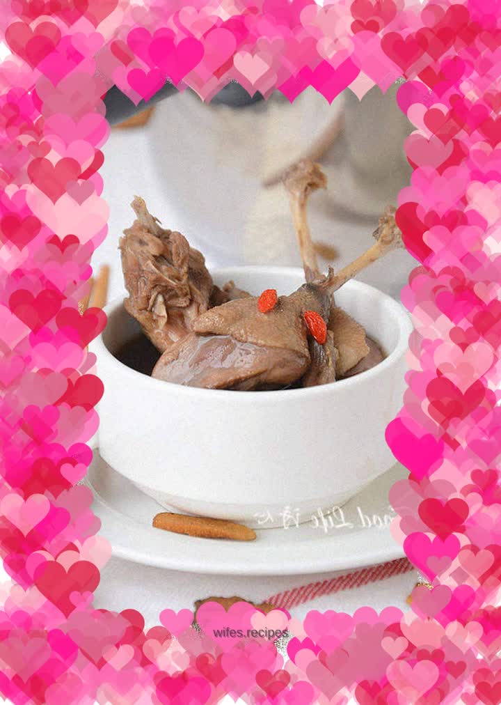 【Stewed duck with four ingredients】--- Winter health-preserving delicacies