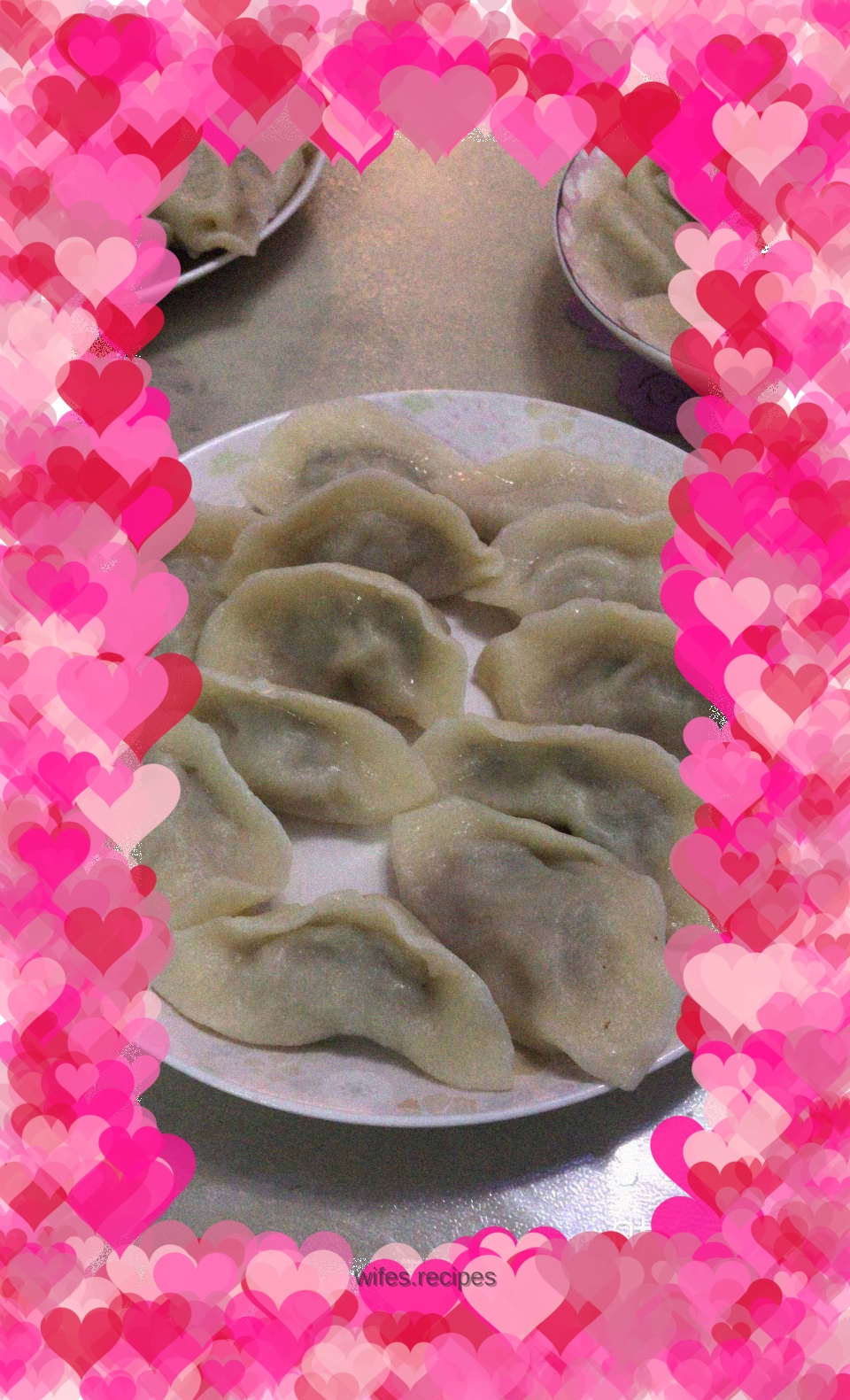 Meat and three fresh dumplings