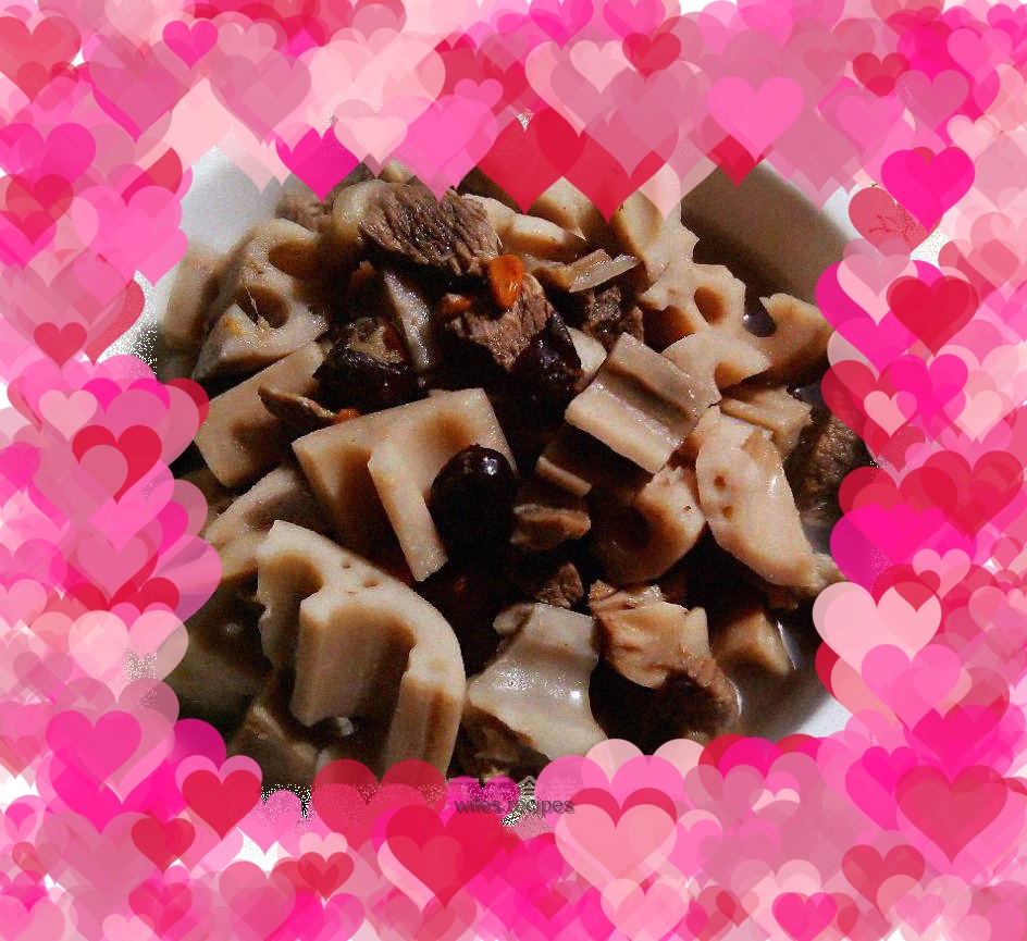 Huaiqi lotus root and beef brisket soup