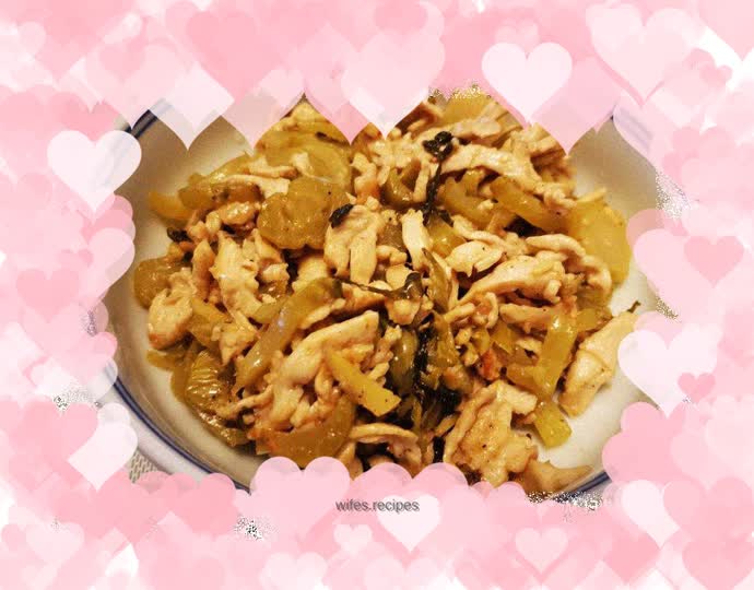 Shredded Chicken and Sauerkraut