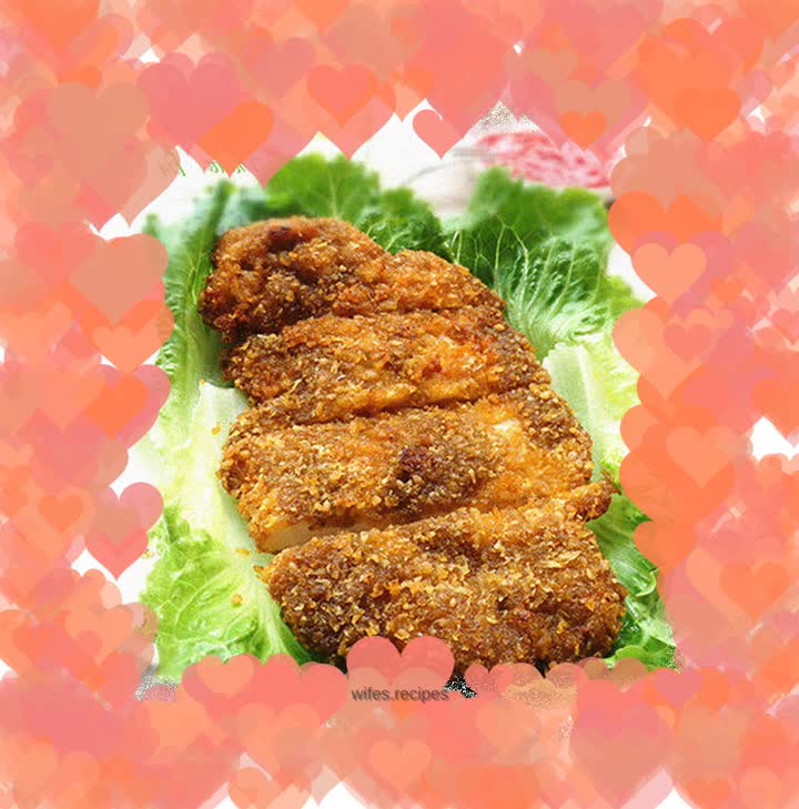 Crispy fried chicken steak--easy to make street food