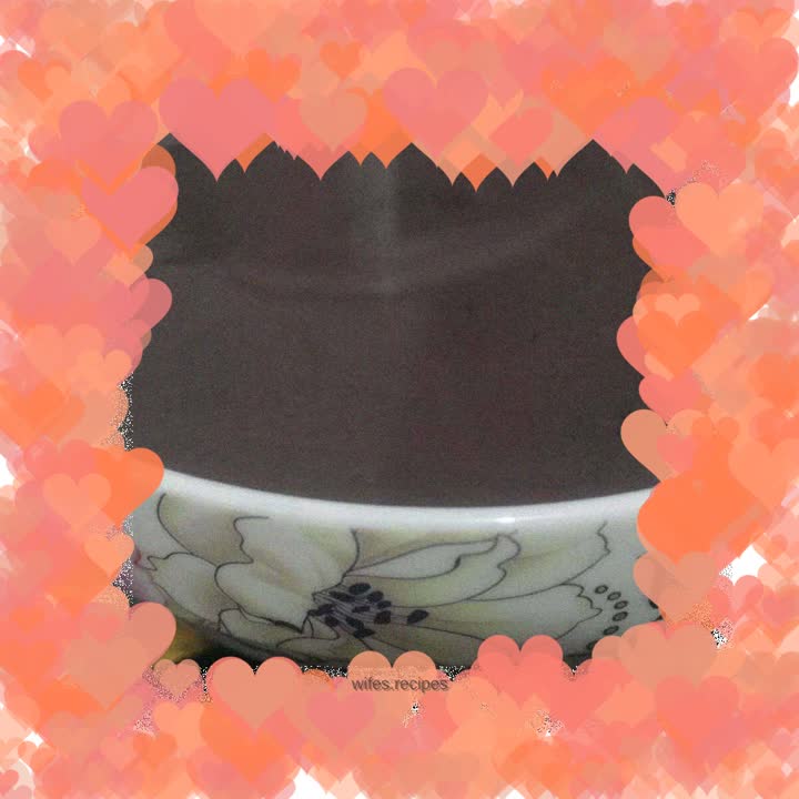 Peanut black rice paste