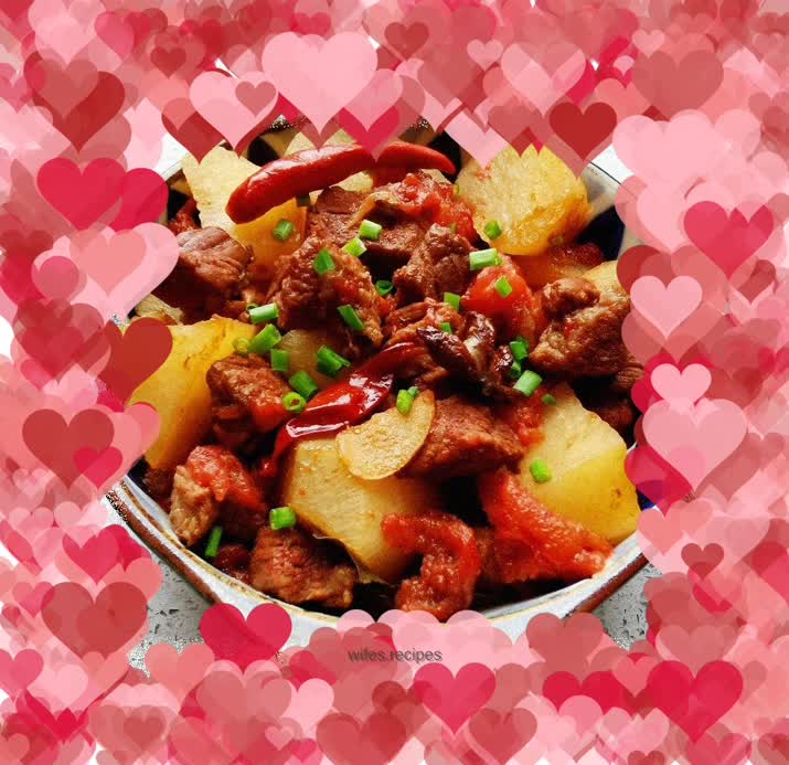 Stewed Beef Brisket with Radish and Tomato