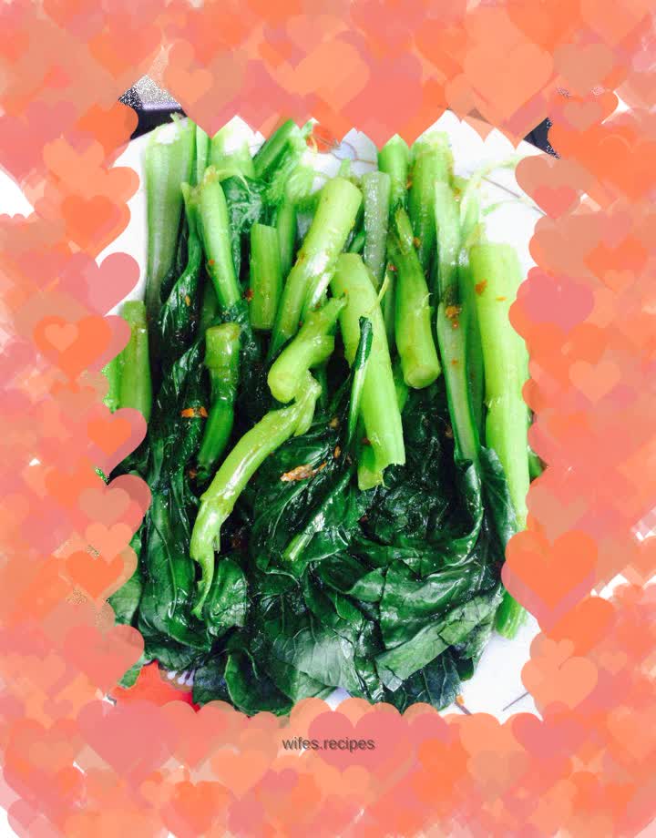 Boiled Choy Sum