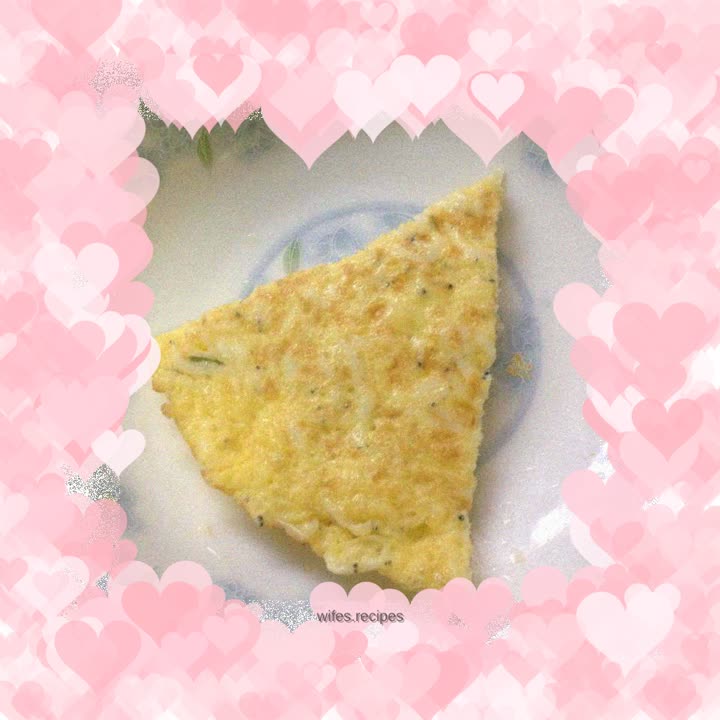 Small whitebait omelette