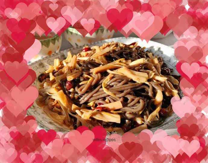 Day lily mixed with fern root powder