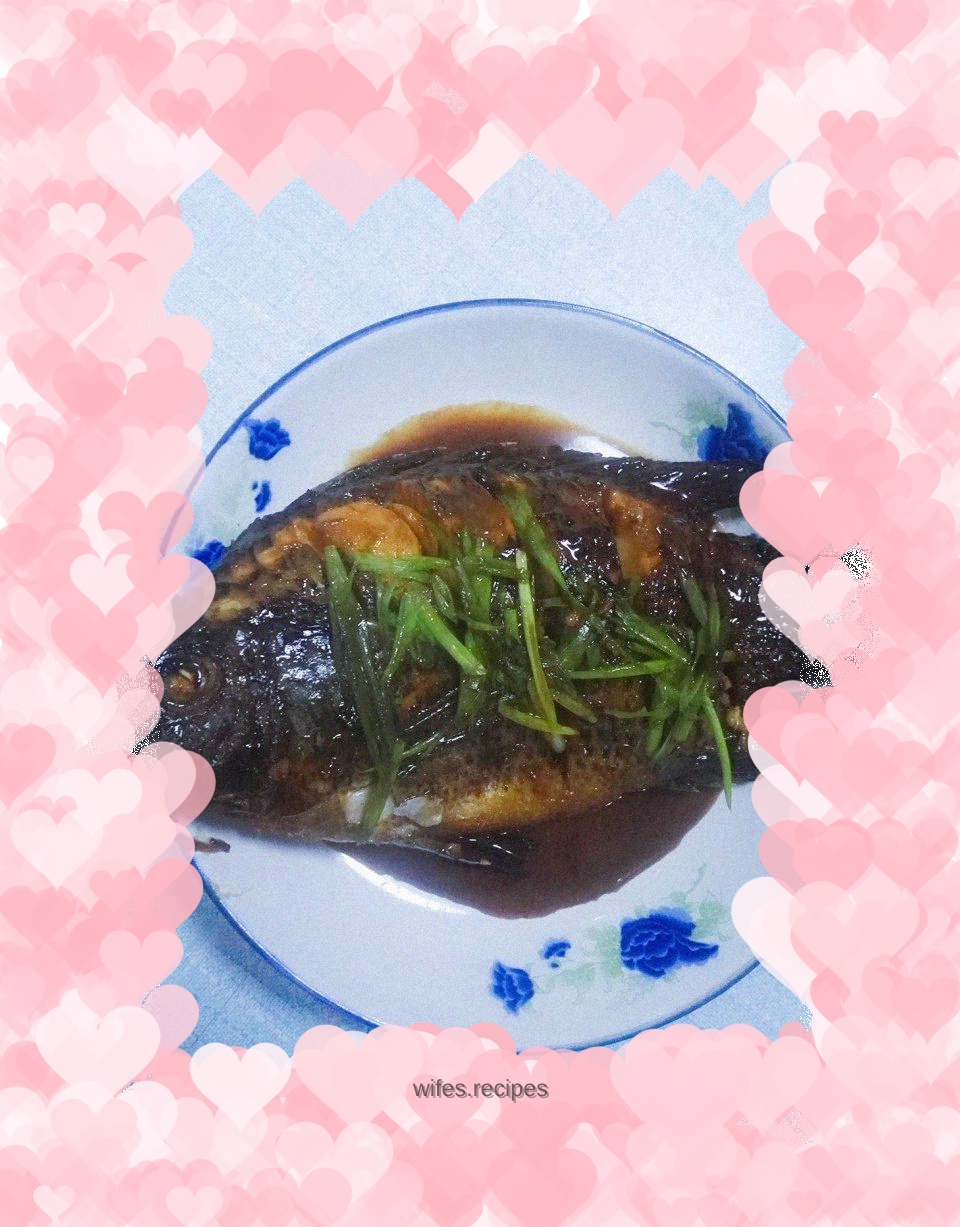 Braised tilapia