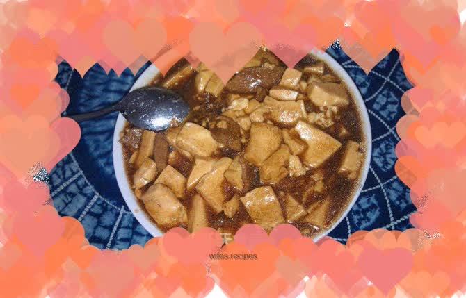 Braised Meat and Tofu