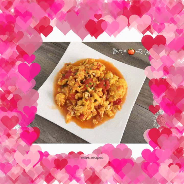 Scrambled eggs with tomatoes