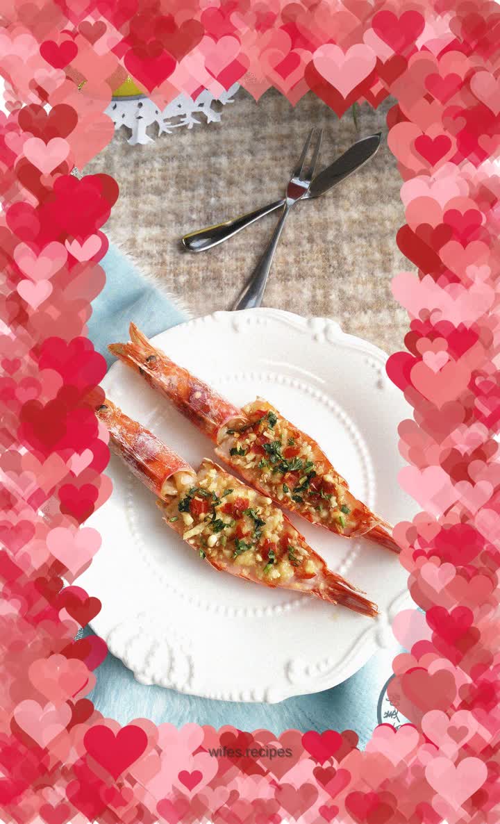 Garlic Grilled South American Red Shrimp