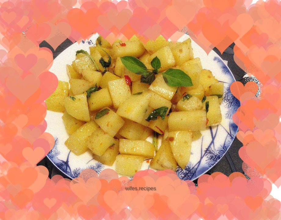 Fried cumin-flavored potatoes