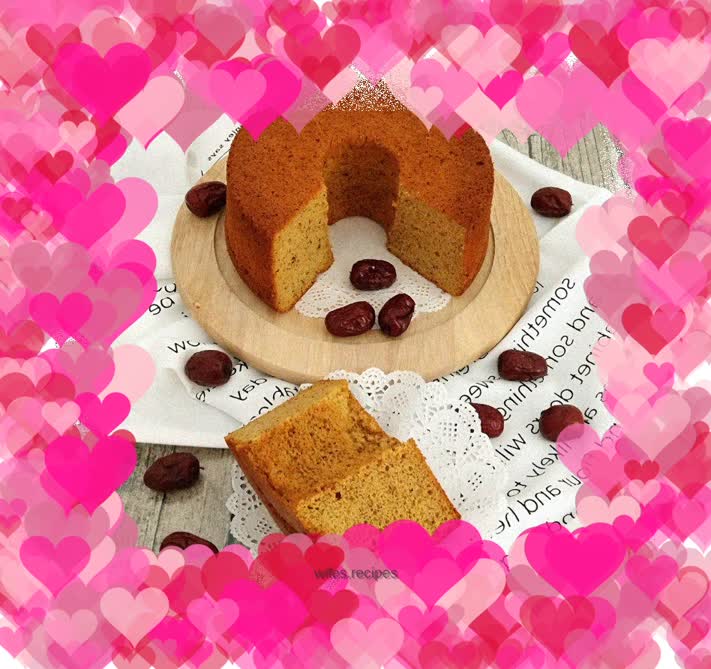 Date Chiffon Cake