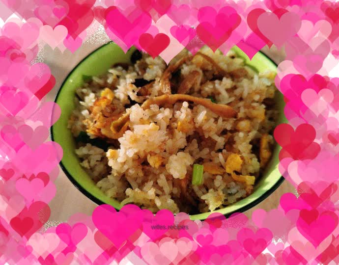 Fried rice with dried radish and egg