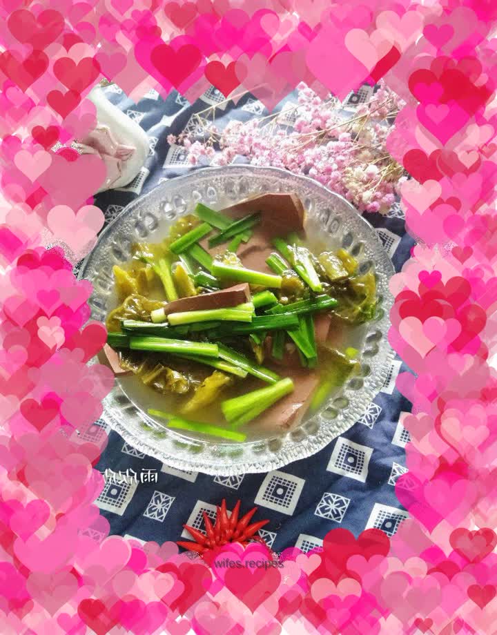 Sauerkraut and Duck Blood Soup