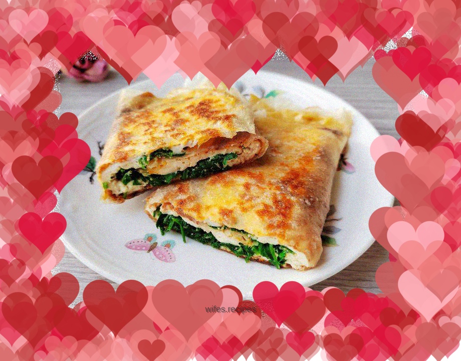 Cilantro Tofu Egg Pancake