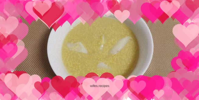 Yam and millet porridge