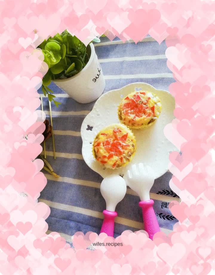 Seasonal vegetable egg tart