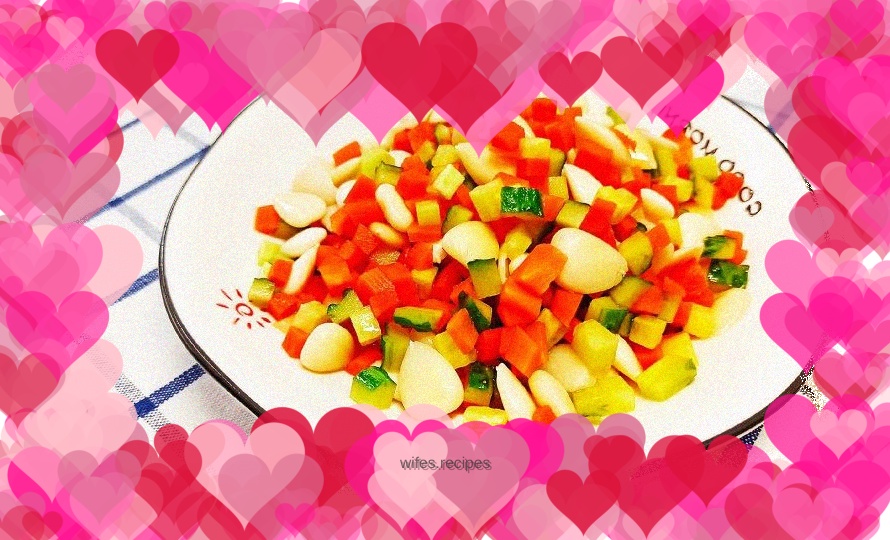 Cold Almond Carrot and Cucumber