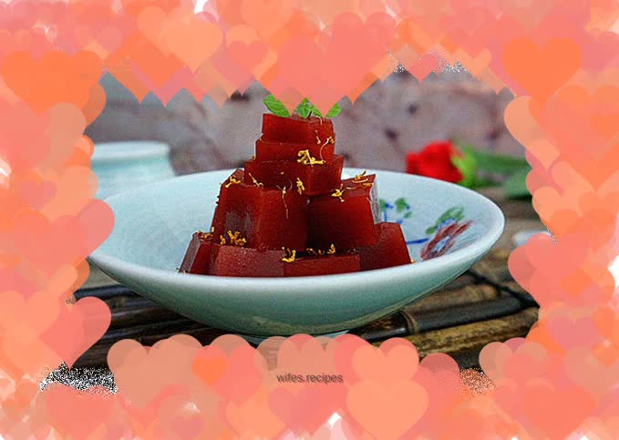 Osmanthus Haw Cake-----Zero-added healthy dessert must-have appetizer