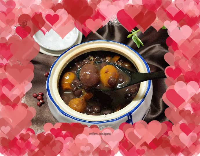 Tangerine peel dumplings and bean paste soup