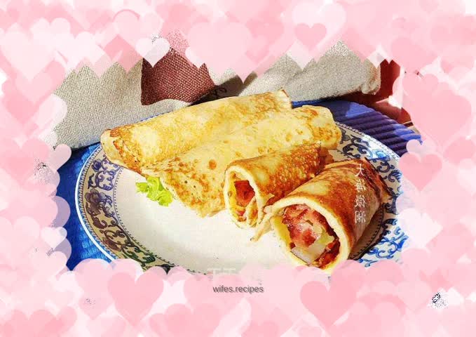 Egg whole grain cake