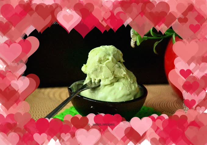 Avocado ice cream