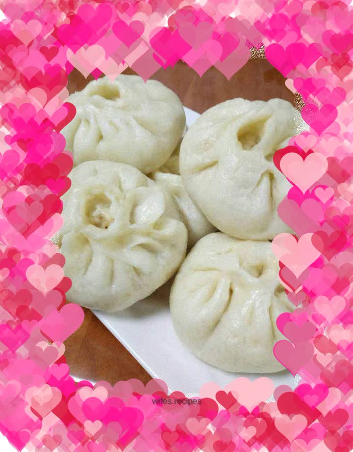 One-time fermentation meat buns