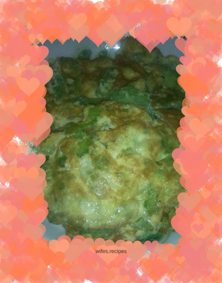 Fried Bitter Melon with Egg