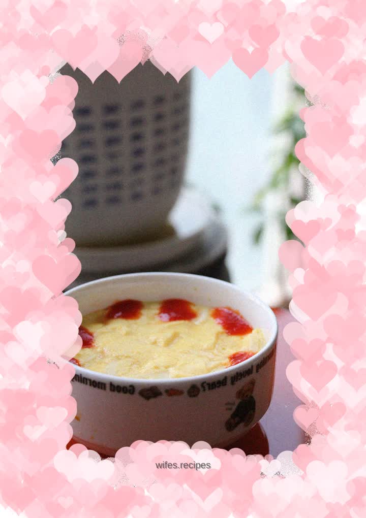 Fragrant, tender and melt-in-your-mouth fish cake steamed egg