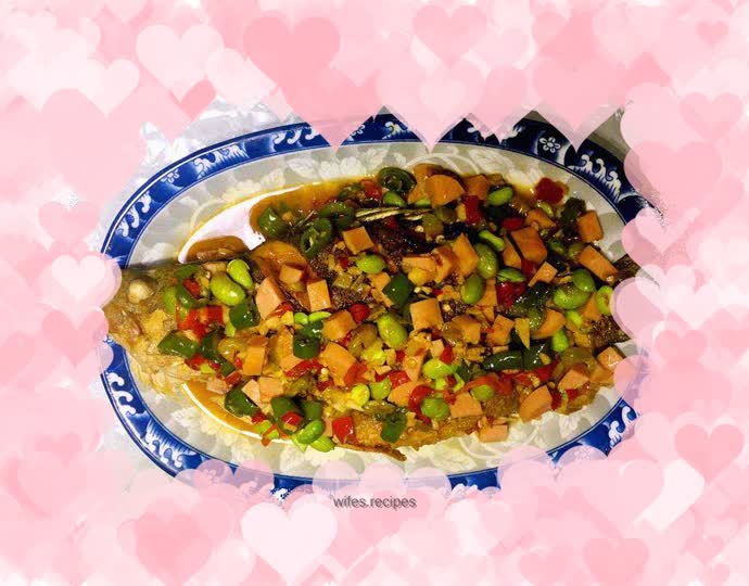 Dry roasted mandarin fish