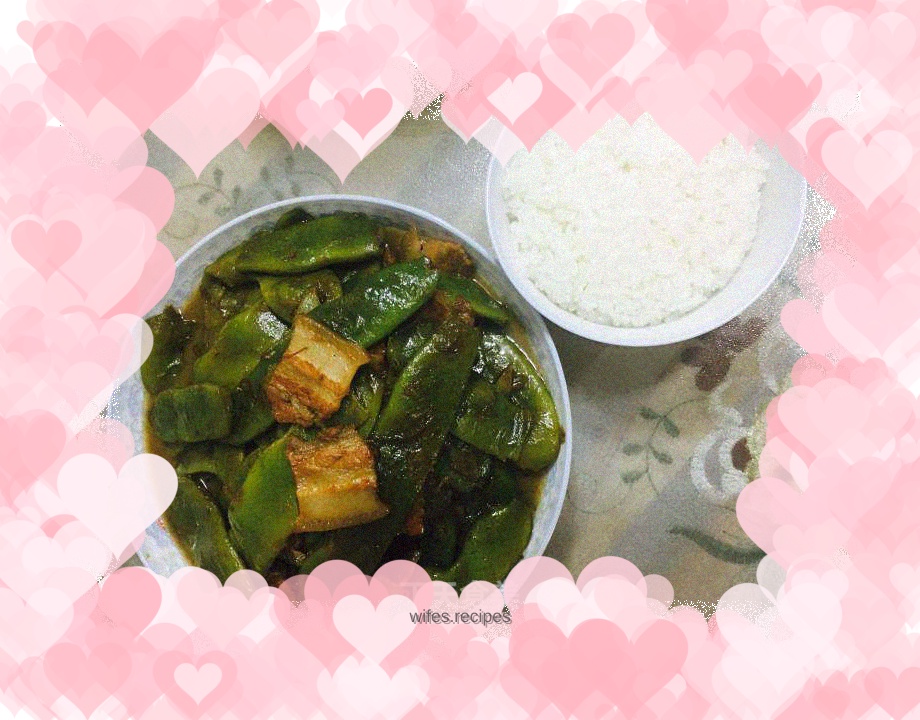 Pork Belly Stewed with Beans